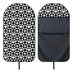 Black And White Playing Card Suits Print Waterproof Car Seat Cover
