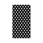 Black And White Polka Dot Pattern Print Baby Crib Sheet
