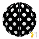 Black And White Polka Dot Pattern Print Basketball