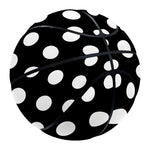 Black And White Polka Dot Pattern Print Basketball