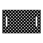 Black And White Polka Dot Pattern Print Golf Cart Seat Cover
