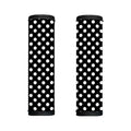 Black And White Polka Dot Pattern Print Handle Covers