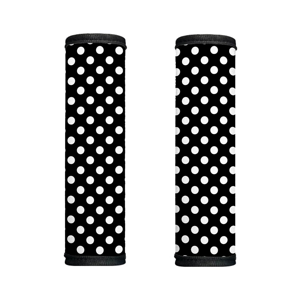 Black And White Polka Dot Pattern Print Handle Covers
