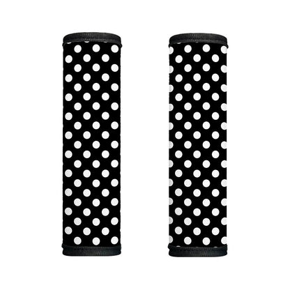 Black And White Polka Dot Pattern Print Handle Covers