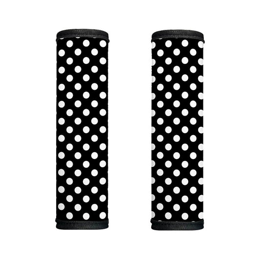 Black And White Polka Dot Pattern Print Handle Covers