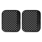Black And White Polka Dot Pattern Print Handle Covers