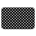 Black And White Polka Dot Pattern Print Indoor Door Mat