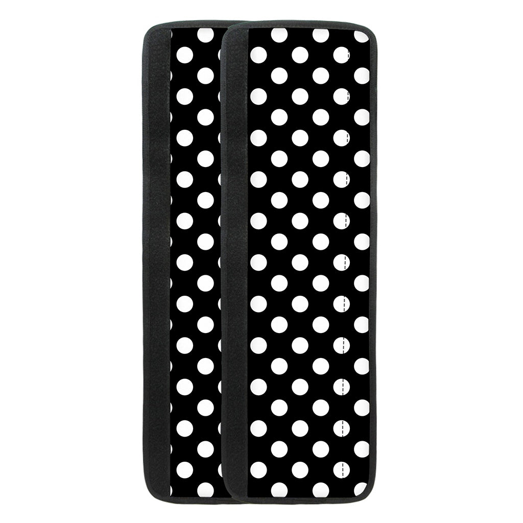 Black And White Polka Dot Pattern Print Refrigerator Handle Covers
