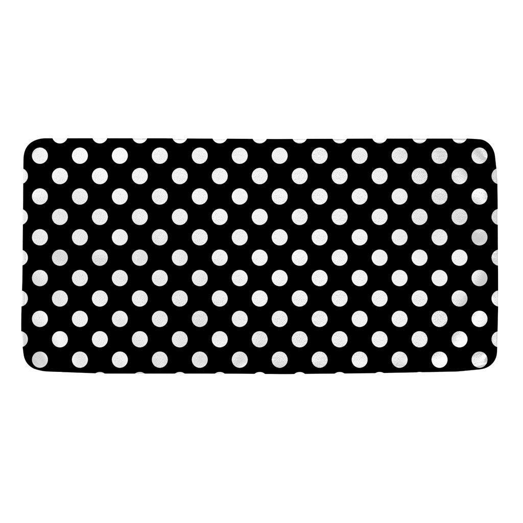 Black And White Polka Dot Pattern Print Towel