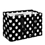 Black And White Polka Dot Pattern Print Utility Tote Bag