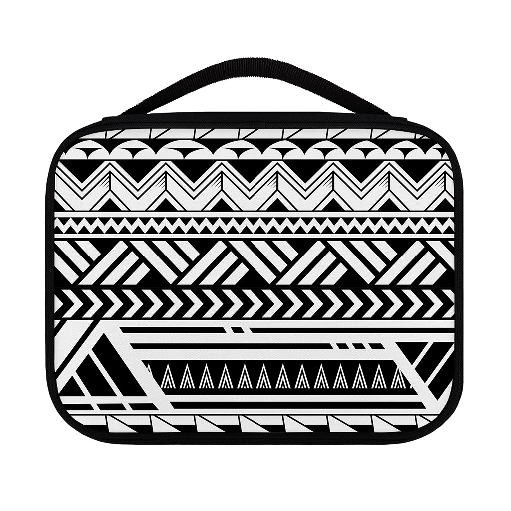 Black And White Polynesian Pattern Print Classic Bible Case
