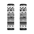 Black And White Polynesian Pattern Print Handle Covers