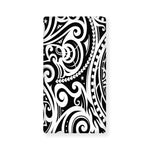 Black And White Polynesian Tattoo Print Baby Crib Sheet