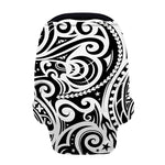 Black And White Polynesian Tattoo Print Baby Seat Cover
