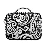 Black And White Polynesian Tattoo Print Briefcase Bible Bag