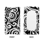 Black And White Polynesian Tattoo Print Changing Pad Cover