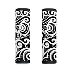 Black And White Polynesian Tattoo Print Handle Covers