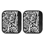 Black And White Polynesian Tattoo Print Handle Covers