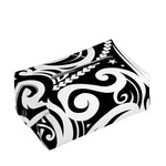 Black And White Polynesian Tattoo Print Rectangle Tissue Box Cover