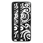 Black And White Polynesian Tattoo Print Refrigerator Handle Covers