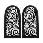 Black And White Polynesian Tattoo Print Skillet Handle Cover