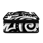 Black And White Polynesian Tattoo Print Small Lunch Bag