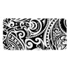 Black And White Polynesian Tattoo Print Towel