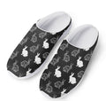 Black And White Rabbit Pattern Print Mesh Casual Shoes