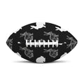 Black And White Rabbit Pattern Print Rugby Ball