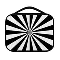 Black And White Radial Rays Print Classic Bible Case