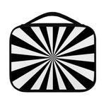 Black And White Radial Rays Print Classic Bible Case