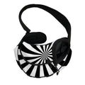 Black And White Radial Rays Print Pet Sling Carrier