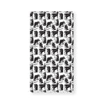 Black And White Rat Pattern Print Baby Crib Sheet