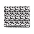 Black And White Rat Pattern Print Bifold Wallet