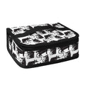 Black And White Rat Pattern Print Small Lunch Bag