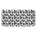 Black And White Rat Pattern Print Towel