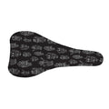 Black And White Robot Pattern Print Bicycle Seat Cover