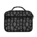 Black And White Robot Pattern Print Briefcase Bible Bag