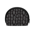 Black And White Robot Pattern Print Coin Purse