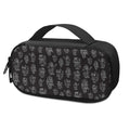 Black And White Robot Pattern Print Portable Cooler Travel Case