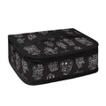 Black And White Robot Pattern Print Small Lunch Bag