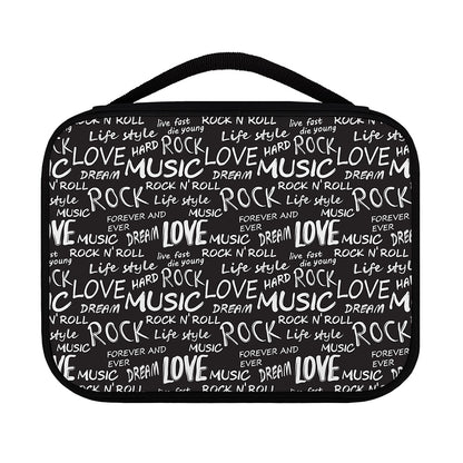Black And White Rock And Roll Print Classic Bible Case