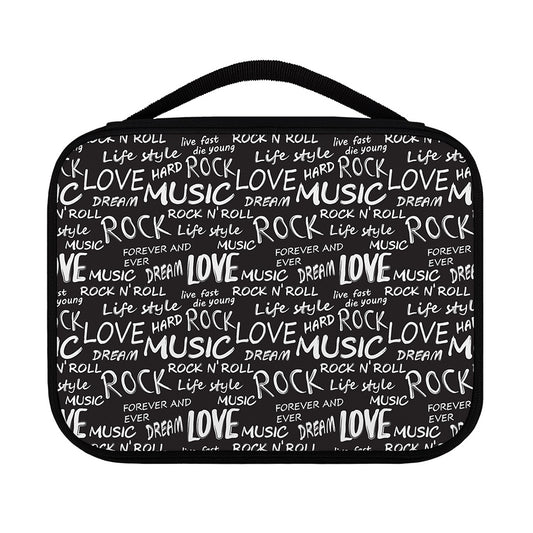 Black And White Rock And Roll Print Classic Bible Case
