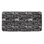 Black And White Rock And Roll Print Towel