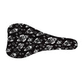 Black And White Rocket Pattern Print Bicycle Seat Cover
