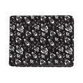 Black And White Rocket Pattern Print Bifold Wallet