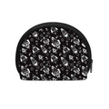Black And White Rocket Pattern Print Coin Purse