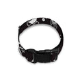 Black And White Rocket Pattern Print Dog Collar