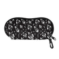 Black And White Rocket Pattern Print Glasses Case