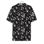 Black And White Rocket Pattern Print Hawaiian Shirt
